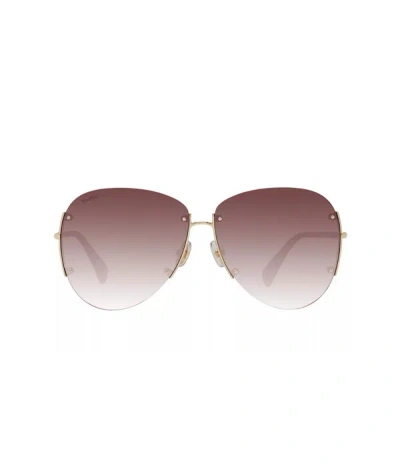 Max Mara Maxmara Mm0001 Aviator Sunglasses In Gold