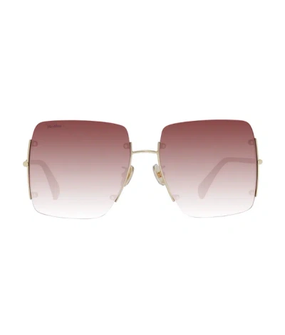 Max Mara Maxmara Mm0002 Square Sunglasses In Purple