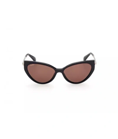 Max Mara Maxmara Mm0028 Cat Eye Sunglasses In Black