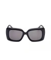 Max Mara Oversized Square-frame Acetate Sunglasses In Black