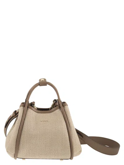 Max Mara Maxmara Mxasummarinexs - Extra Small Marine Bag In Raffia-effect Mat In Pink