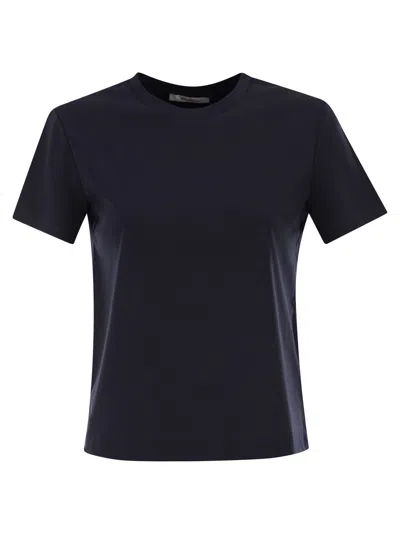 Max Mara Maxmara Mxpdonata Cotton T Shirt In Black
