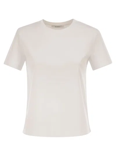 Max Mara Maxmara Mxpdonata Cotton T Shirt In White