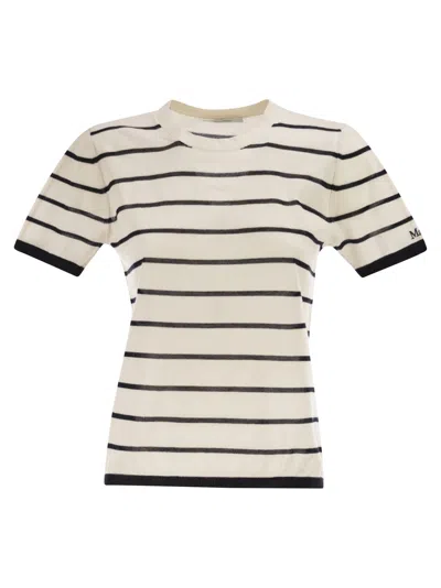 Max Mara Maxmara Mxpfavetta Cashmere And Silk Knit Jumper In White