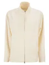 Max Mara Maxmara Mxppala Scuba Jersey Jacket In White
