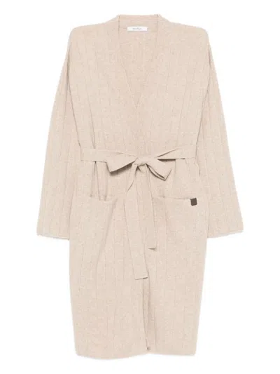 Max Mara `maxmara Pure` Cardigan In Sand