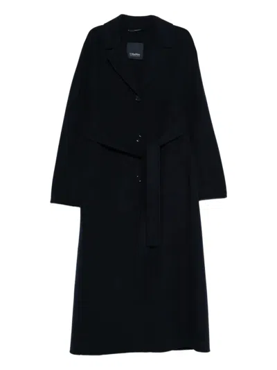 Max Mara `maxmara S` `dama` Coat In Black