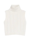 Max Mara Sleeveless Cashmere Crop Top