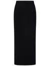 Max Mara Black Triacetate Blend Lemma Skirt In Black