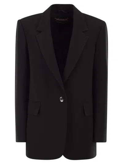 MAX MARA MAXMARA STUDIO MSTBOSCO - SINGLE-BREASTED CADY BLAZER