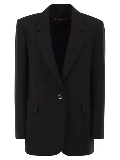 MAX MARA MAXMARA STUDIO MSTBOSCO - SINGLE-BREASTED CADY BLAZER