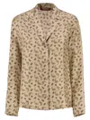 Max Mara Studio Mstudente Jacket Beige In Multi