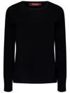 Max Mara Maxmara Studio Poker Sweater In Black