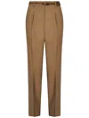 Max Mara Sportmax High Waist Straight Leg Pants In Beige