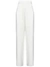 Max Mara Flowing Trousers In White