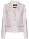 Max Mara Visir Blazer In Pink