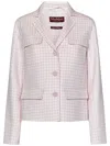 Max Mara Visir Blazer In Red