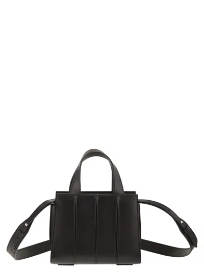 Max Mara Maxmara Whitneybag3 Whitney Calfskin Bag In Black