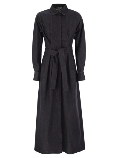 MAX MARA MAXMARA WOMEN ALLER - DENIM-EFFECT CHEMISE DRESS