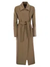 Max Mara Artur Cashmere Dressing Gown Coat In Brown