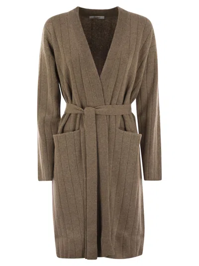 Max Mara Cashmere Cardigan In Brown