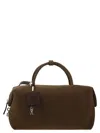 Max Mara Maxmara Women Holdalllsuede - Large Nubuck Leather Satchel
