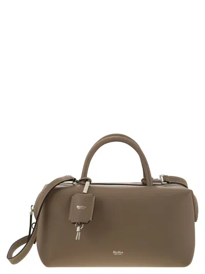 Max Mara Maxmara Women Holdallm - Medium Satchel In Natural Leather