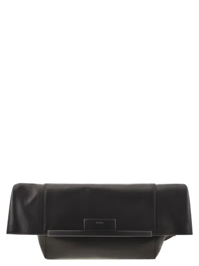 Max Mara Maxmara Women Mmclaspclutch - Small Natural Leather Clutch Bag