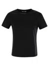 Max Mara Nerina Black Cotton Short-sleeve T-shirt In Black