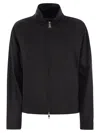 Max Mara Black Coat With High Collar In Black