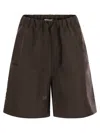 Max Mara Maxmara Women Quebec - Bermuda Shorts In Linen And Silk In Brown