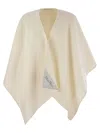 Max Mara Maxmara Women Serra - Alpaca And Wool Poncho In Neutral