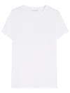 Max Mara Papaya White Cotton Jersey T-shirt In White