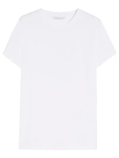 Max Mara Maxmarabesque Cotton T-shirt Clothing In White