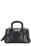 Max Mara Logo Detailed Top Handle Bag In Black
