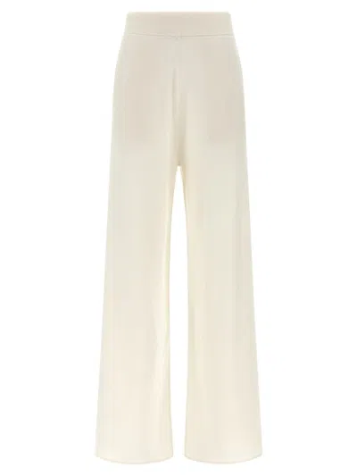 Max Mara Maxppiega Pants In White