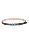 Max Mara Logo Belt In Black