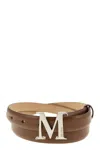 MAX MARA MAX MARA MCLASSIC20 - MONOGRAM LEATHER BELT