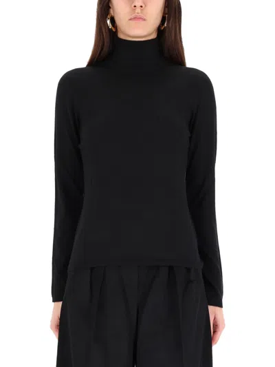 Max Mara Meana Cashmere Turtleneck Sweater In Black