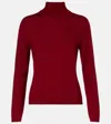 Max Mara Meana Cashmere Turtleneck Sweater In Red