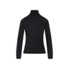Max Mara Turtleneck Long-sleeved Knitted Top In Black