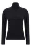 Max Mara Saluto Wool Knit Sweater In Black