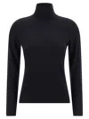 Max Mara Saluto Wool Knit Sweater In Blue