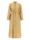 Max Mara Meandro Coats And Trench Coats Beige In Multi