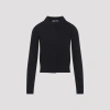 Max Mara Knit Cardigan Long Sleeves Ribbed Hem In Blue