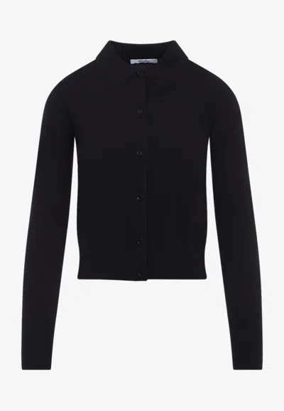 MAX MARA MEDEOLA KNIT POLO SWEATER