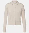 Max Mara Medeola Wool-blend Cardigan In Neutral