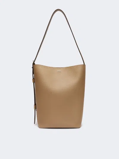 Max Mara Medium Archetipo Leather Bag In Brown
