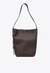 Max Mara Medium Archetipo Leather Shoulder Bag In Brown
