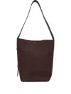 Max Mara Medium Archetipo Leather Tote Bag In Brown